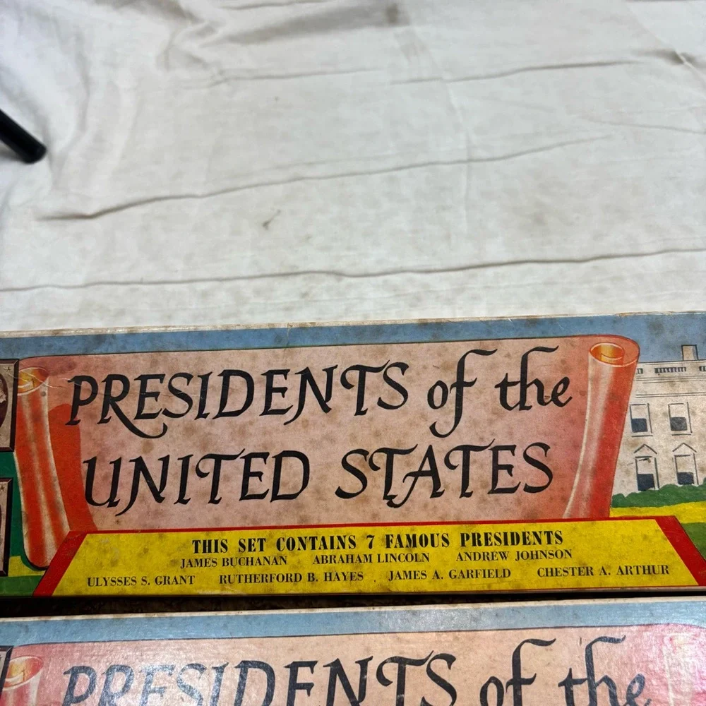 Vintage Louis Marx & Co Presidents of the US Series 1, 3, and 4_6
